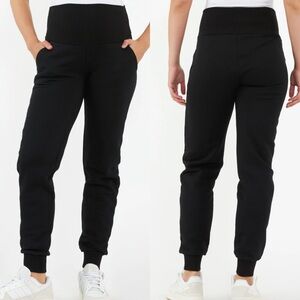 Ripe Maternity Taylor Over Tummy Joggers Sweatpants Black Extra Large
